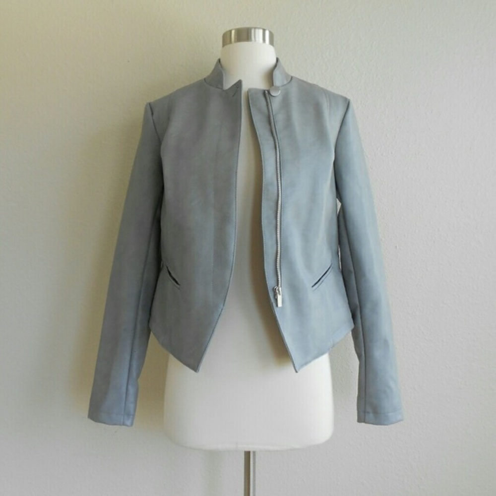 Ann Taylor Factory faux leather jacket